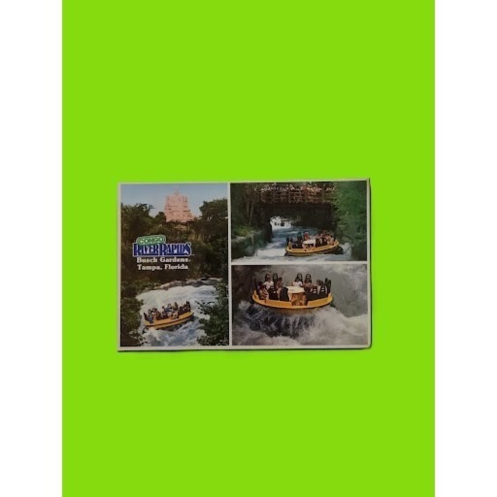 Vintage 1970s Busch Gardens Postcard Lot Tampa Florida Theme Park Souvenirs - Picture 6 of 7